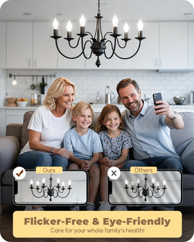 TJOY versatile LED bulb fits living rooms, hallways, and decorative lamps.