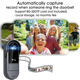 TKMARS 170-degree wide-angle lens covers a large entry area.