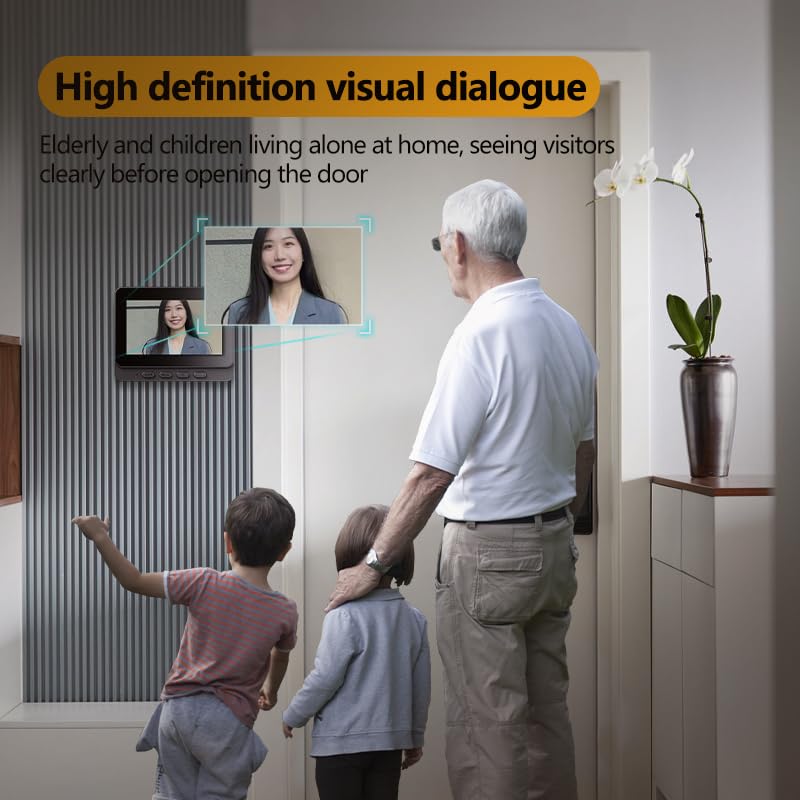 TKMARS two-way audio intercom for easy visitor communication.