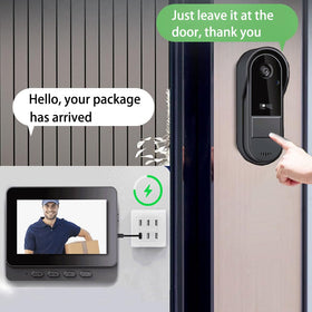 TKMARS indoor monitor 4.3-inch display for real-time viewing.