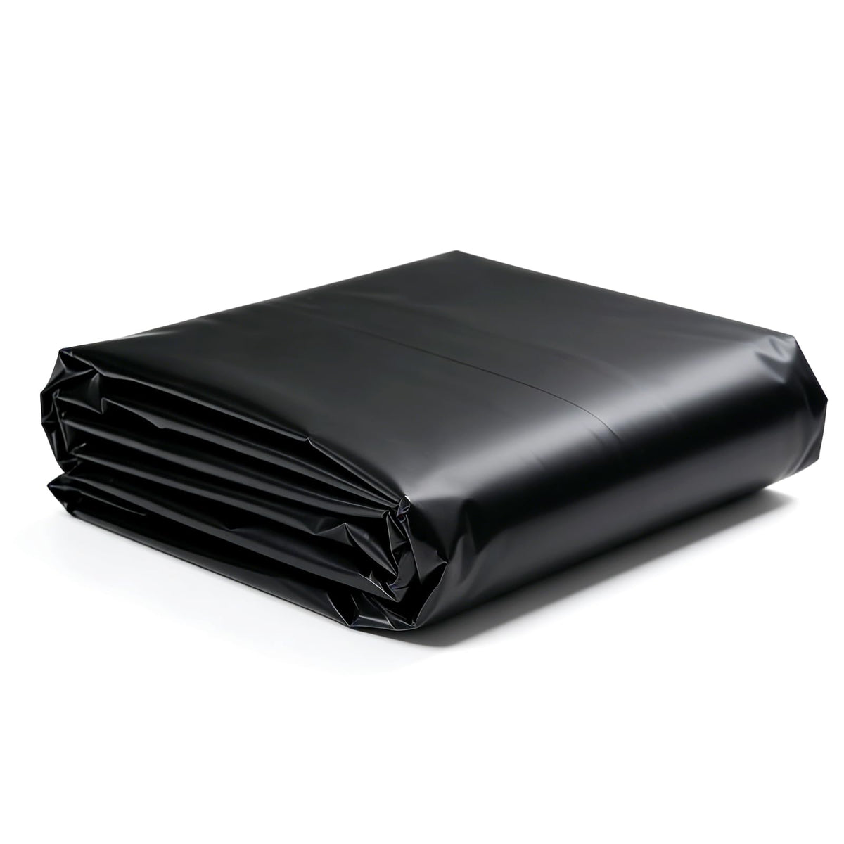 Tldcdte 4mil black plastic sheeting roll used as a weed barrier for outdoor beds