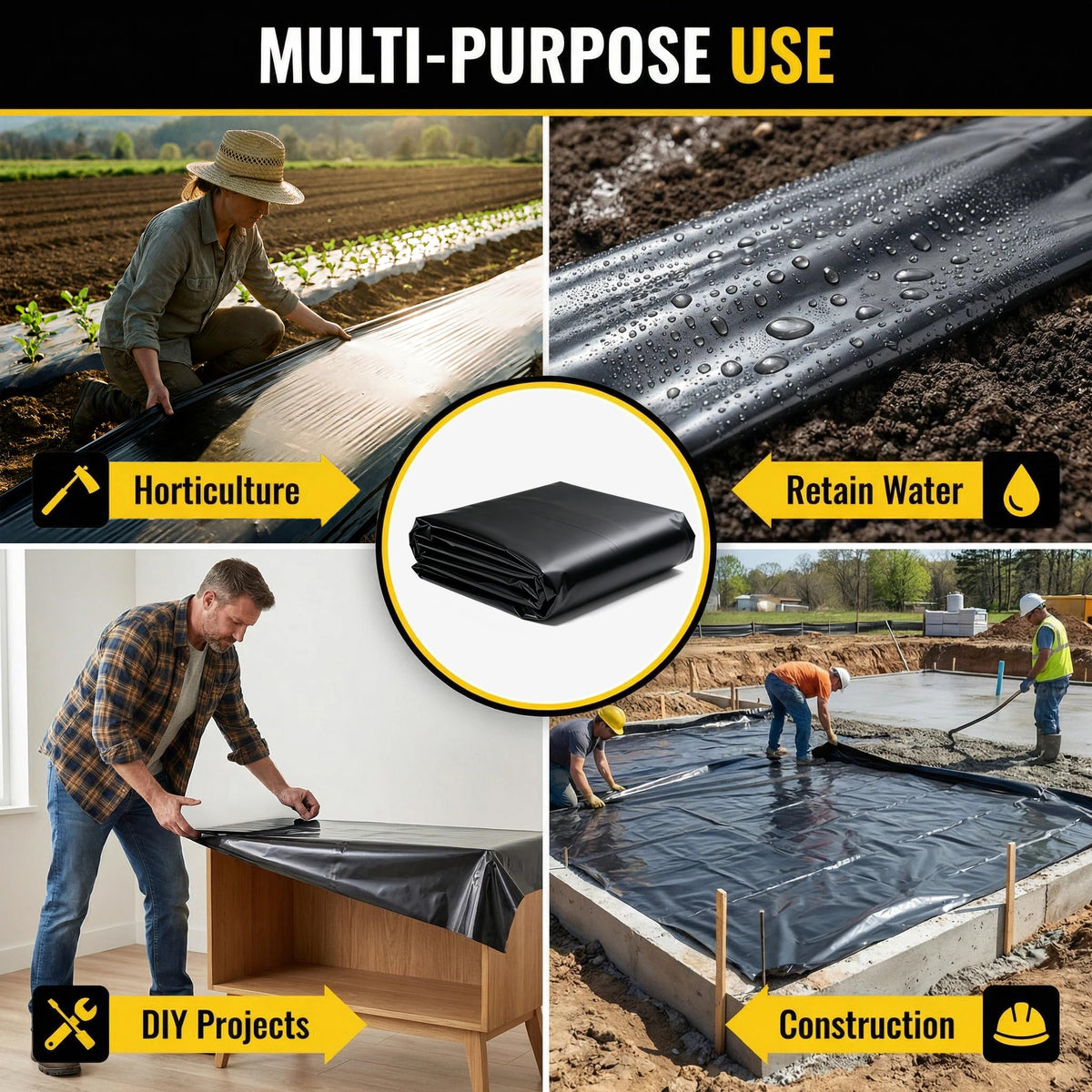 Tldcdte heavy duty roll protects equipment and garage floors during work