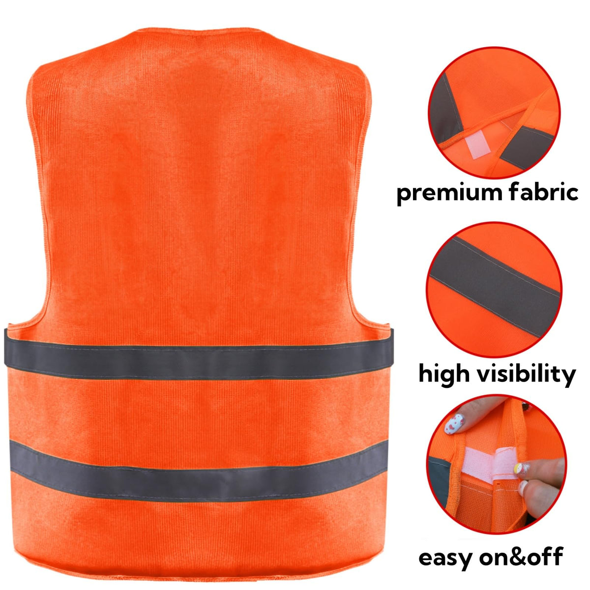 Close-up of breathable mesh fabric on vest