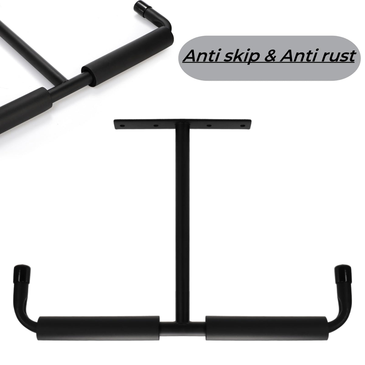 Tlence heavy-duty ceiling hook with powder coat resists rust.