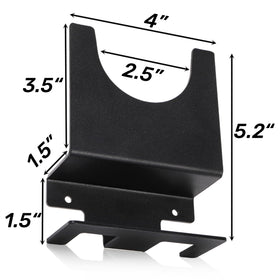 Tlence wall mount bracket for 5 inch grinder keeps tools within reach.