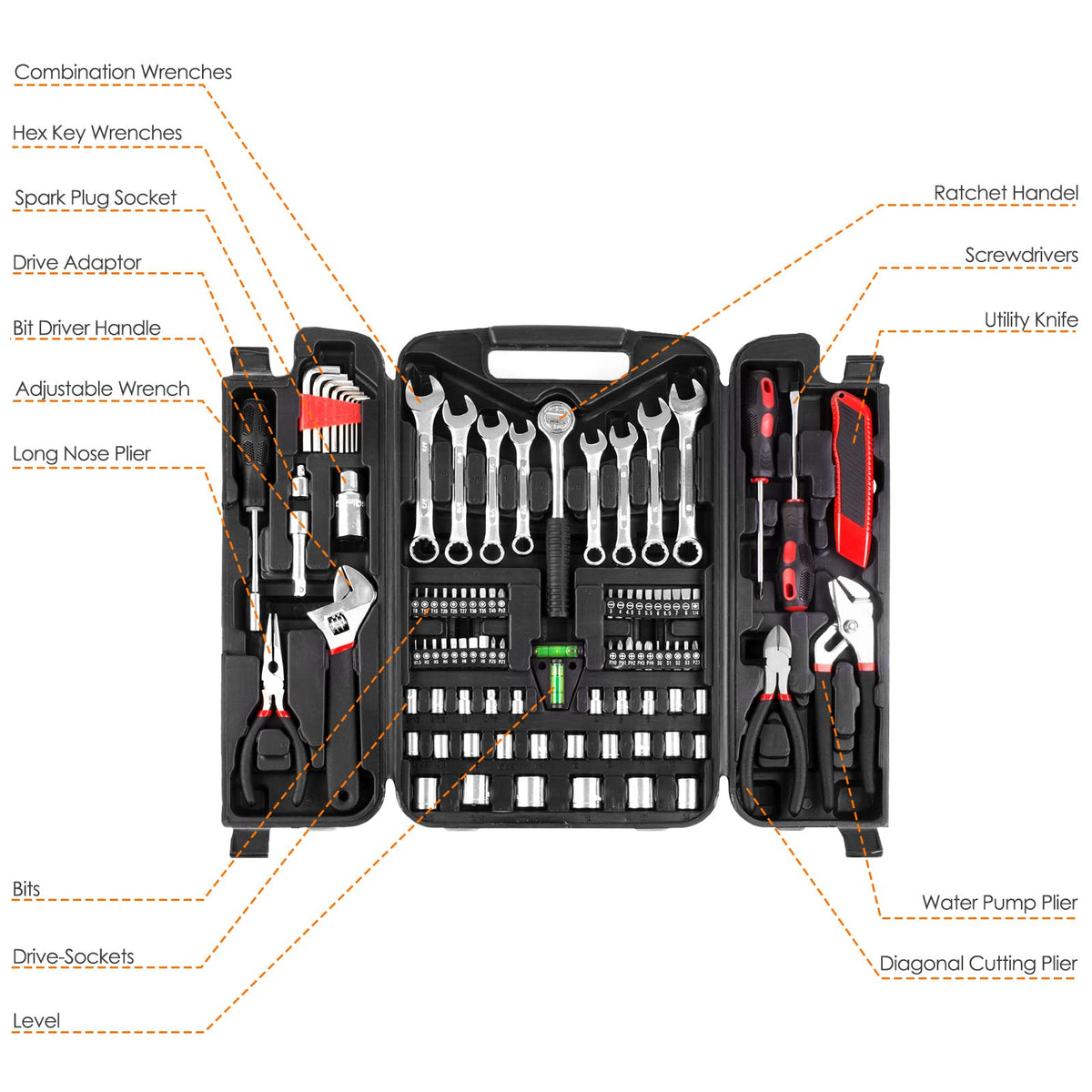 TLGREEN heat-treated carbon steel tools deliver durable performance for everyday projects.