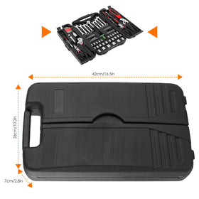 TLGREEN portable toolbox red keeps tools ready for on-the-go home maintenance.