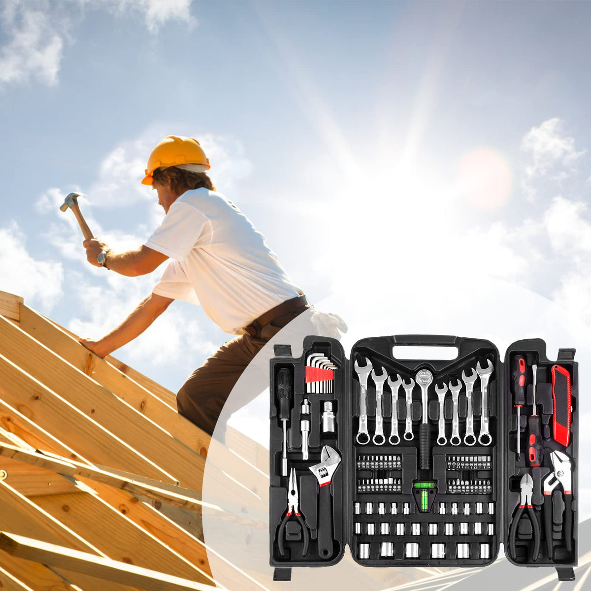 TLGREEN tool set aids DIY projects and routine home maintenance tasks.