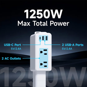 All-in-one hub powers laptops, monitors, phones, and tablets simultaneously.