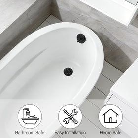 TLOZX installation accessories kit simplifies bathtub drain replacement.