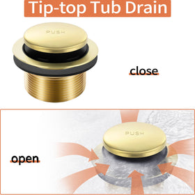 TLOZX Two-Hole Overflow Faceplate provides a clean, secure finish