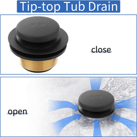 TLOZX two-hole overflow faceplate offering a clean, modern look