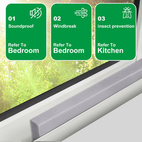 Tlswshsy foam tape enables energy-saving seals around windows to reduce drafts.