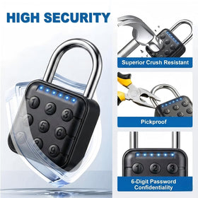 TLYITU zinc alloy padlock body provides durable security for many spaces.