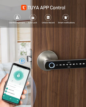 TMEZON Smart Door Lock auto-lock for security when you leave