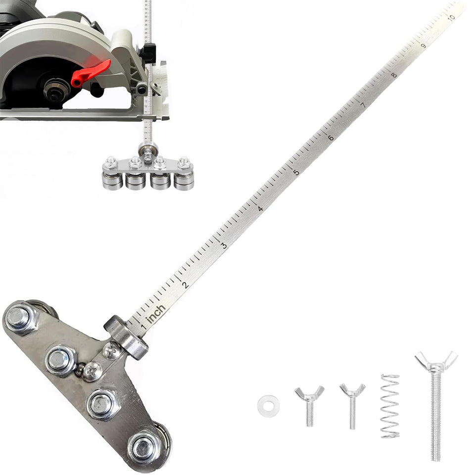 TMFNX circular saw guide rail 24in offers precise alignment for straight cuts