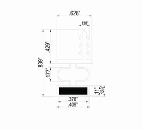 TMH 36-inch magnet piece complements the magnetic kerf seal kit.