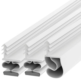 TMH magnetic kerf seal 84in magnet piece seals metal doors securely.