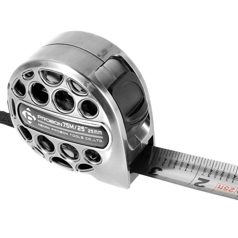 TMWEFUSC Tape Measure 25ft retractable for quick layout tasks.