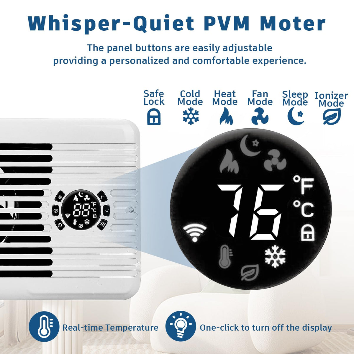 TMYICE built-in overheat protection keeps operation safe during long-running use.