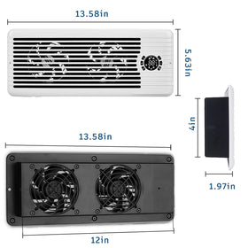 TMYICE energy-saving 8W power draw supports efficient year-round airflow.