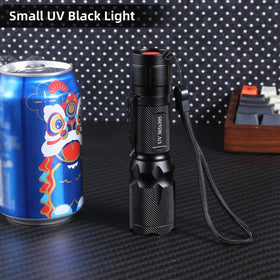 TNATRA compact portable UV flashlight for travel.