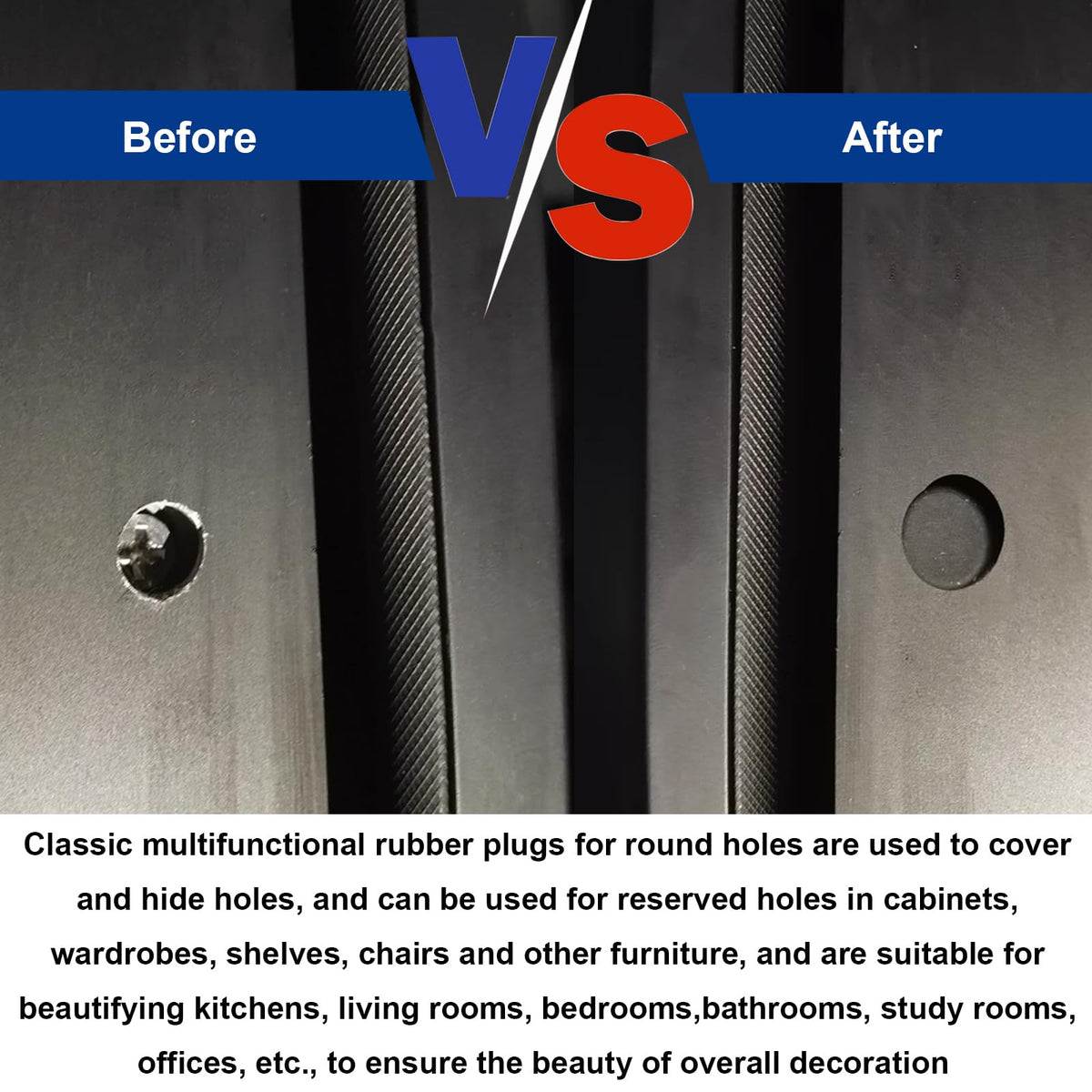 Tnisesm furniture hole covers improving cabinet aesthetics