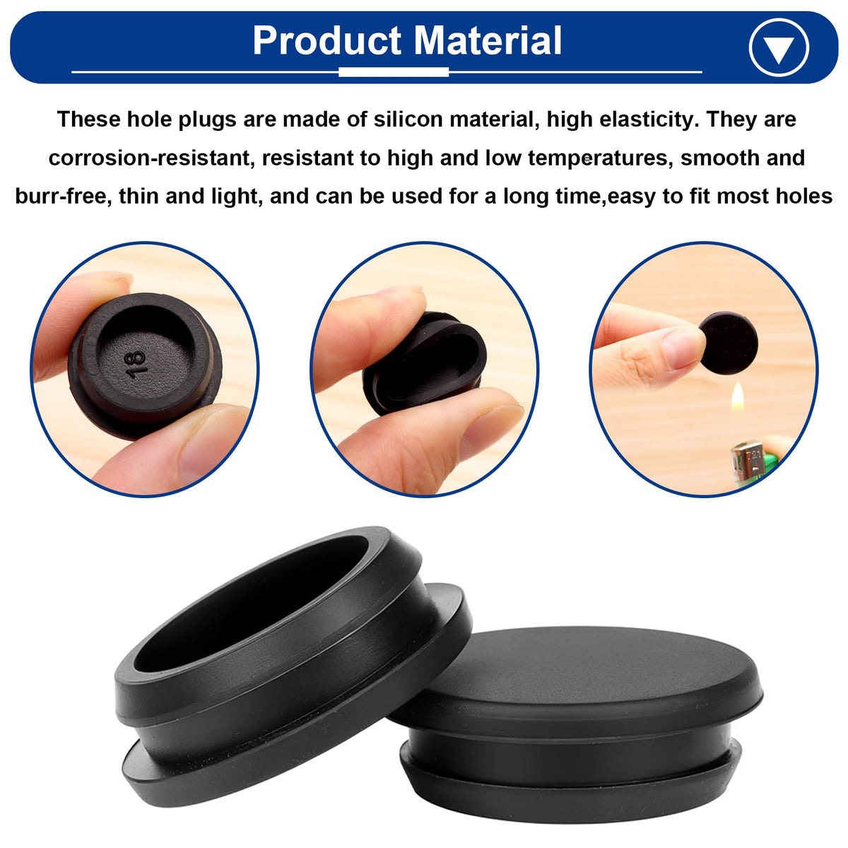 Tnisesm plug installation showing tool-free press-in method