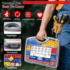 Tnisesm premium tinned brass inserts with corrosion-resistant insulation close-up