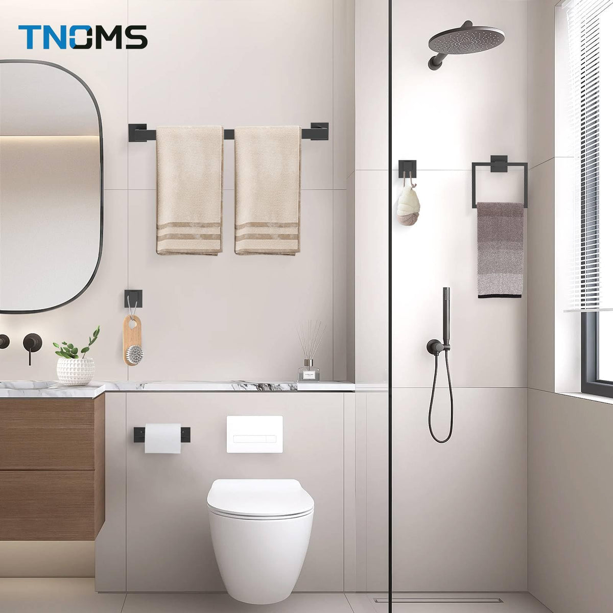TNOMS included installation hardware for simple DIY installation