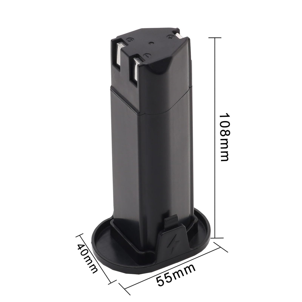 Tnvodejo CTB5172 side view battery pack, quick swap option.