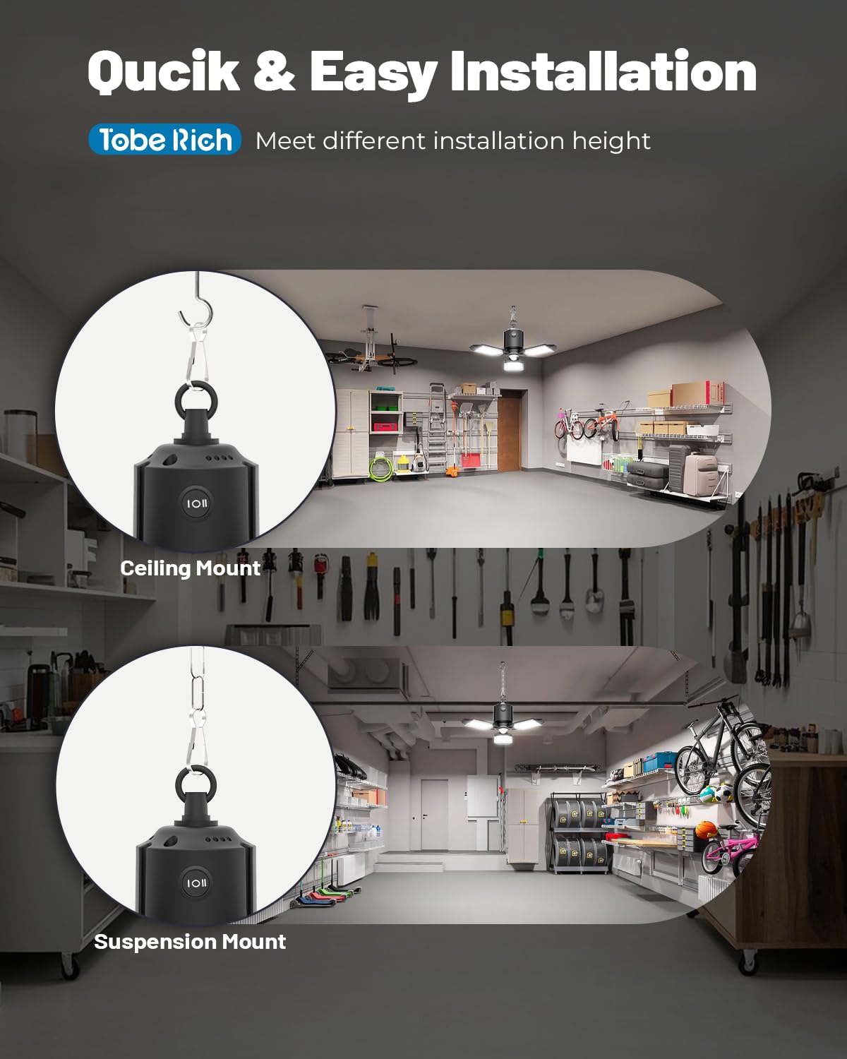 Deformable LED panels tilt up to 90 degrees for targeted lighting