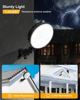 Toberich IP66 waterproof housing withstands rain and temperature changes.