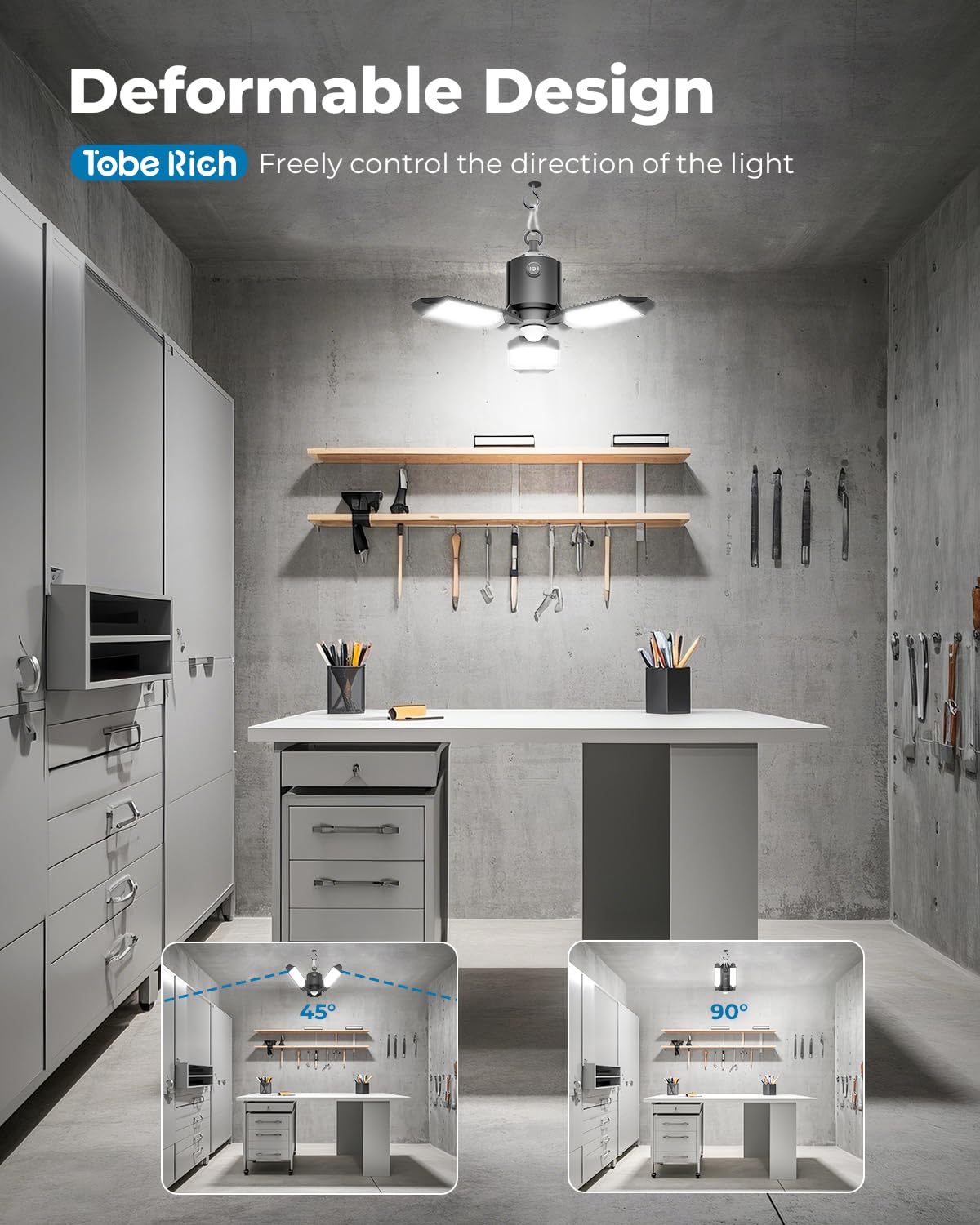 Plug-in design with 6.56 ft cord for easy placement and setup