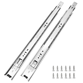 Tobinice 22-inch side-mount drawer slide for smooth full-extension action.