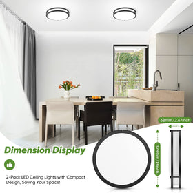 TOBUSA matte black finish adds contemporary style to any room