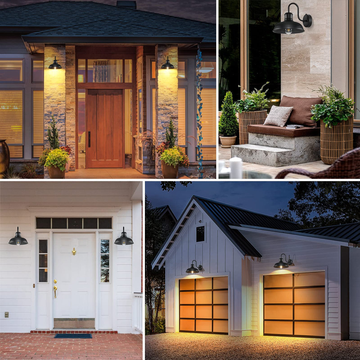 TOBUSA porch light enhances driveway and garage safety with ambient lighting