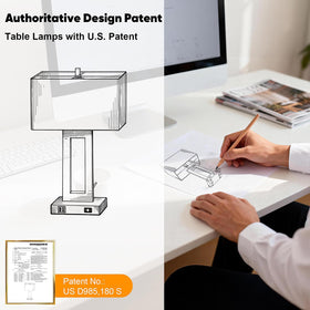 TOBUSA Set 2 lamp stem showing slim design for modern living rooms.