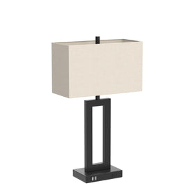 TOBUSA Set 2 lamps with USB ports and AC outlet for convenient charging.