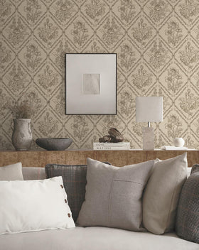 Toduso floral wallpaper supports DIY decor ideas for cabinets and walls.