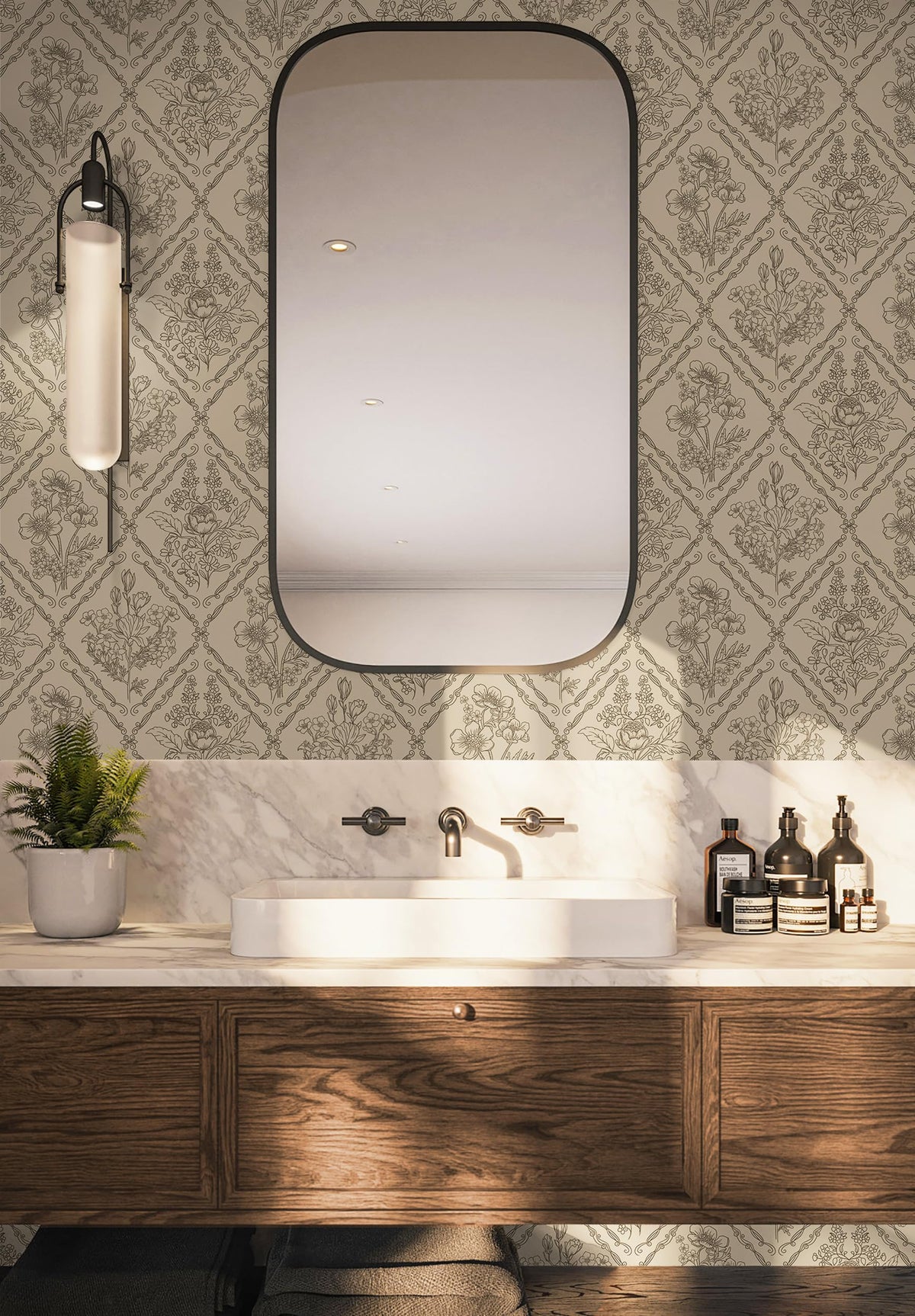 Toduso removable wallpaper ideal for upgrading bedrooms and living spaces.