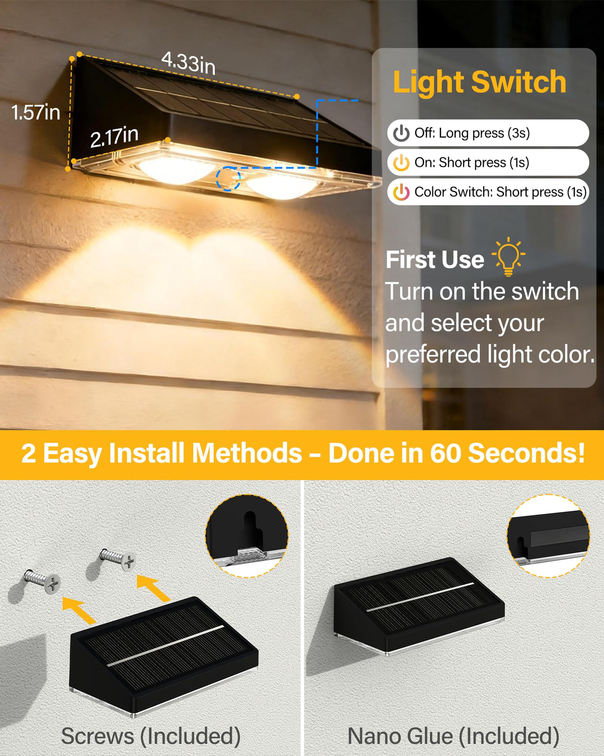 Toeuie solar panel performance boosts daytime charging efficiency