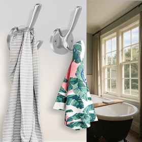 TOFIIGREM wall hook in hallway demonstrates easy wall mounting.