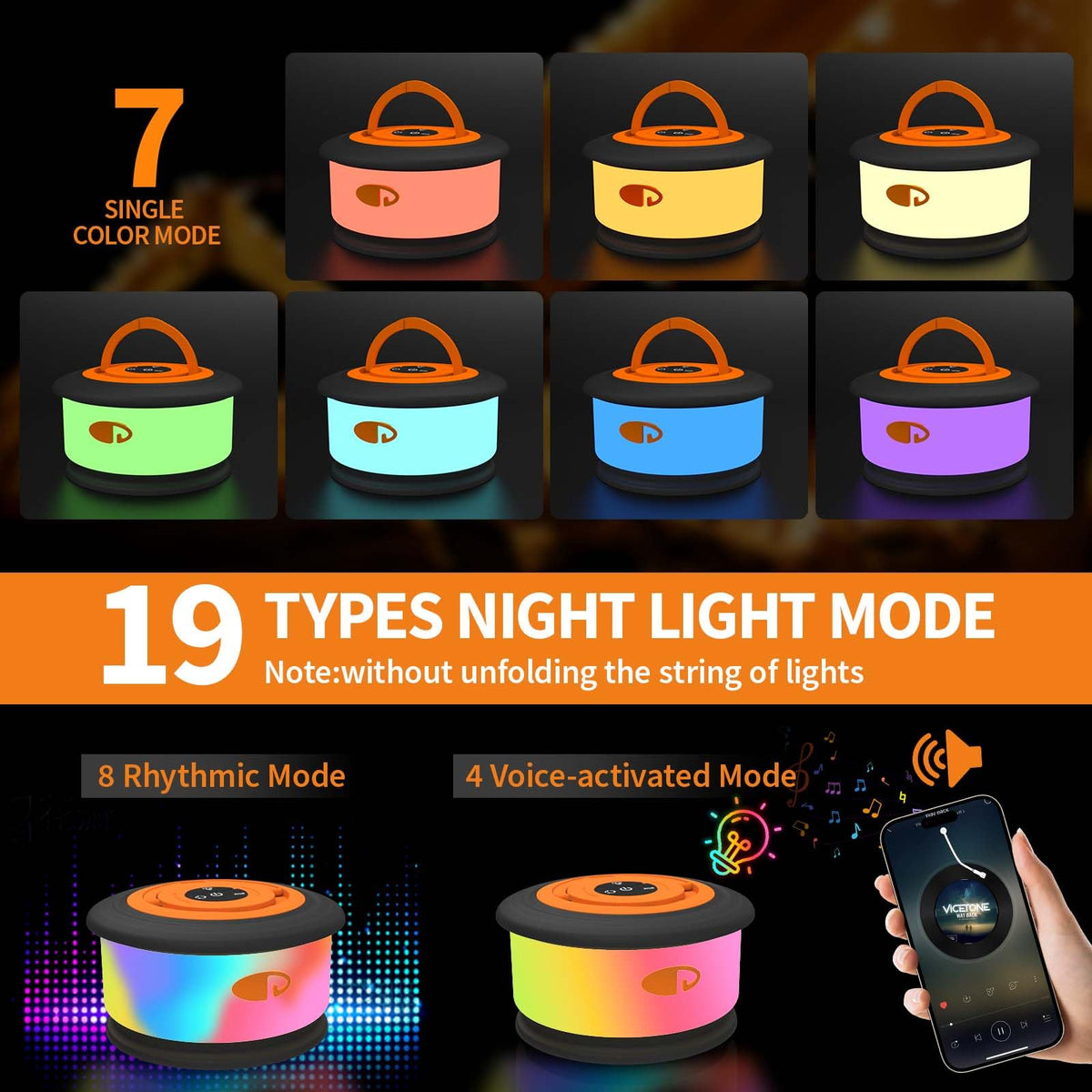 TOHETO 32.8ft RGB mood light string enhances outdoor ambiance