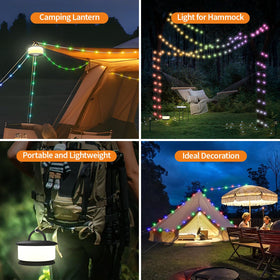 TOHETO versatile outdoor lighting for camping, tents, RVs, and events.