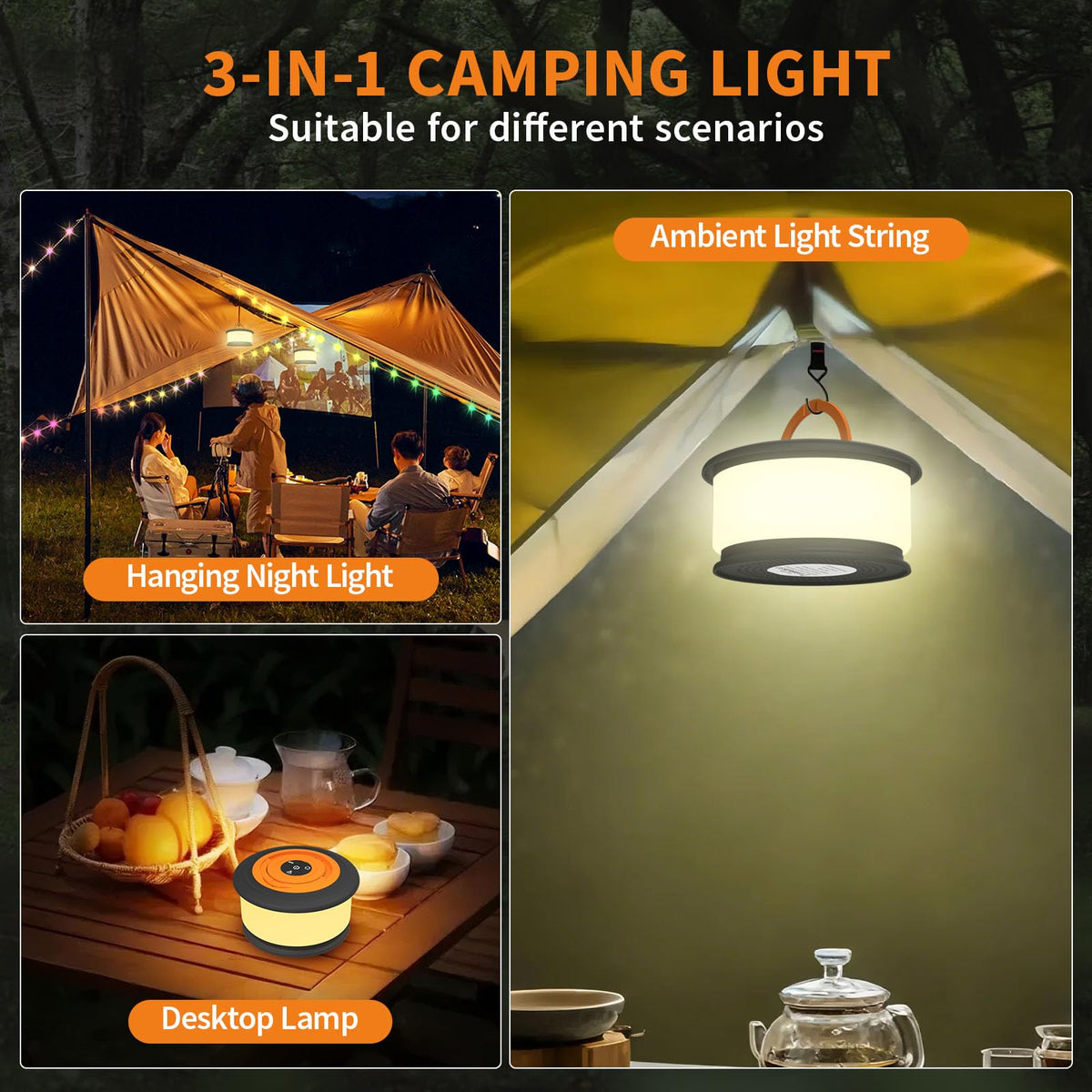 TOHETO outdoor ambiance for yard or garden evenings