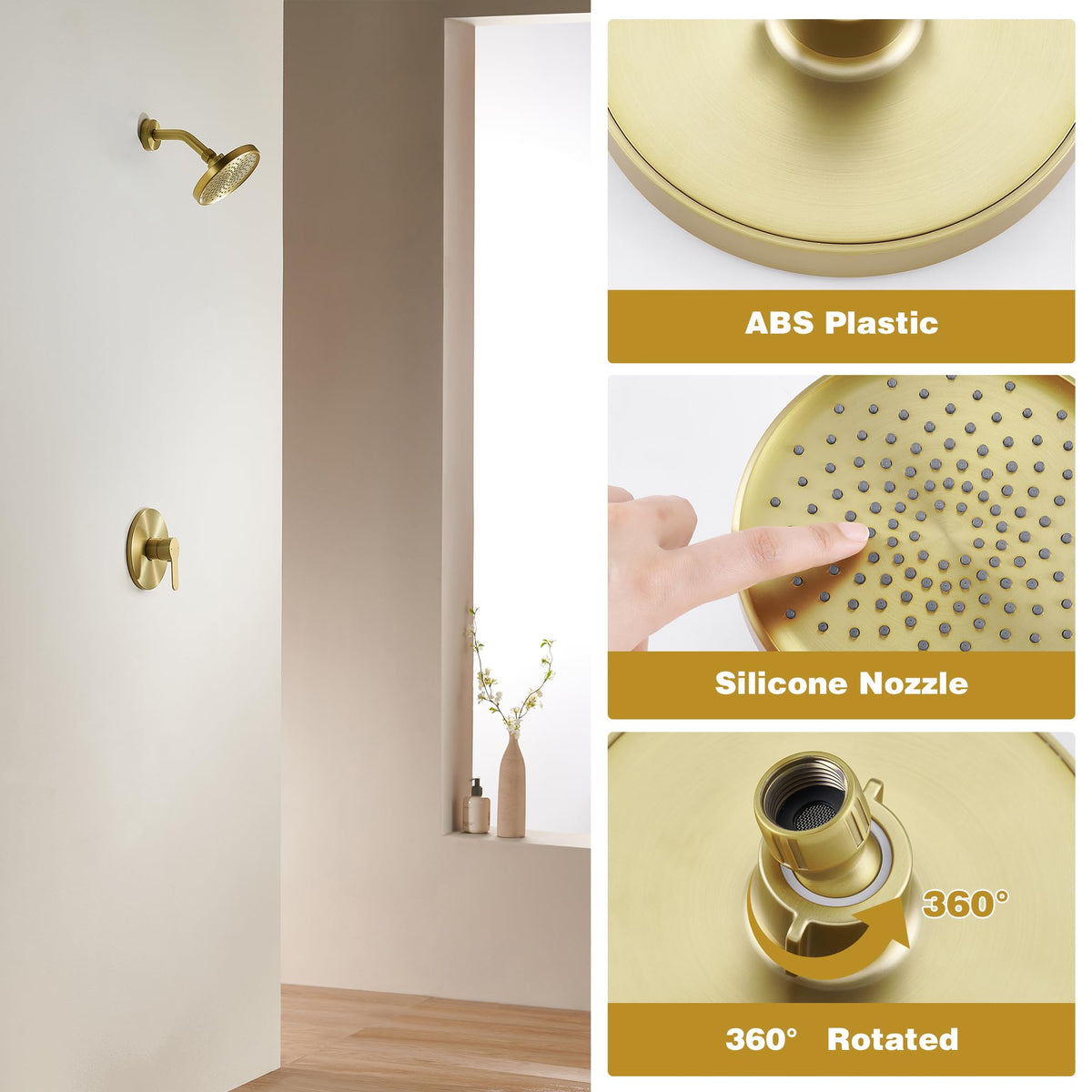 Tohlar Gold mounting hardware includes all components for a quick setup