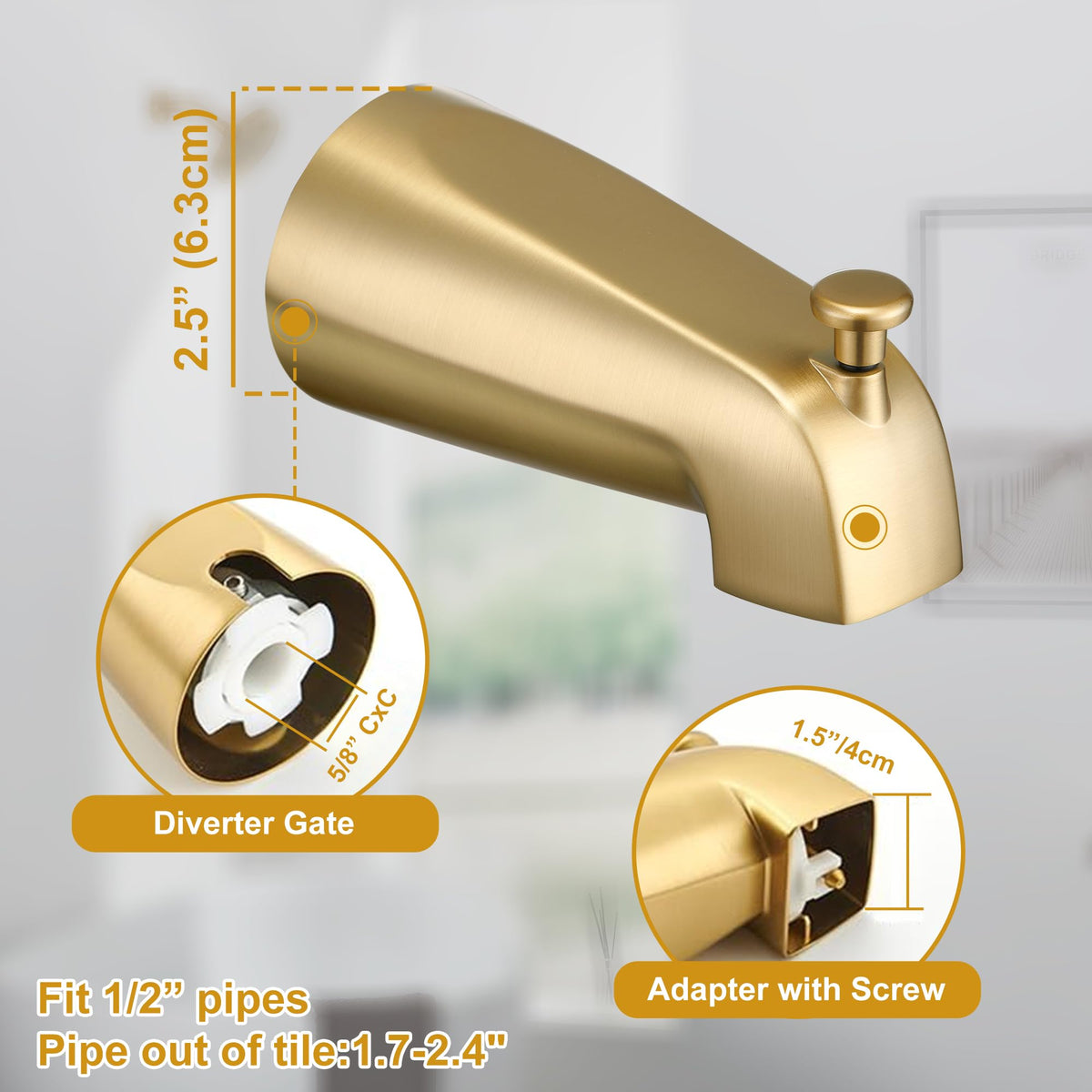 Tohler kit packaging and included parts simplify bathroom remodeling
