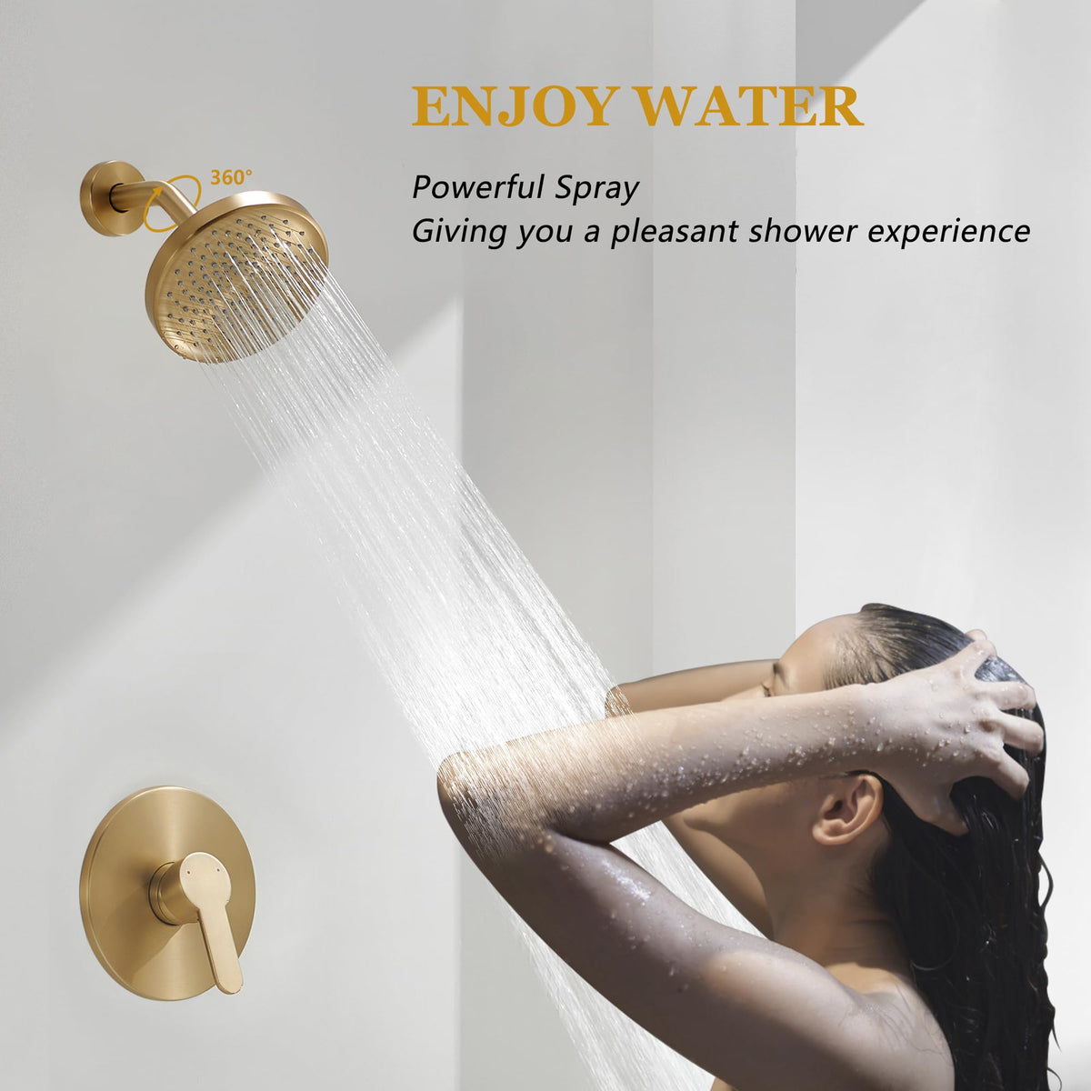 Tohler shower valve included enables precise temperature and flow control