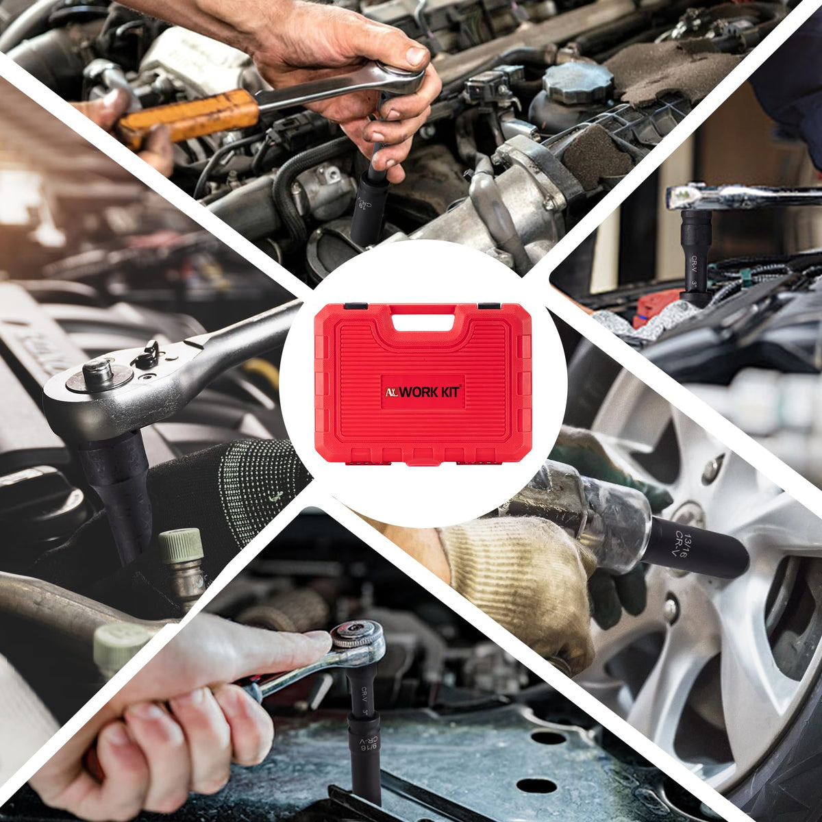 TOHOME compact storage case keeps sockets organized on the go